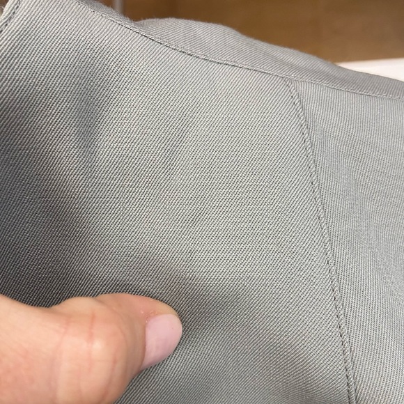 THIERRY MUGLER Vintage Seafoam Wool Structured Blazer - Picture 10 of 14